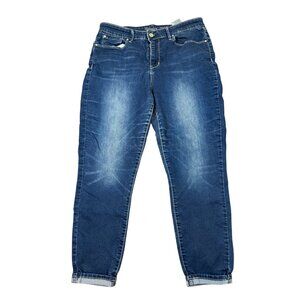 Signature Levi High Rise Skinny Jeans Dark Blue Size 12